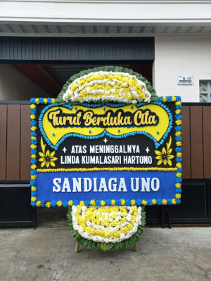Papan Bunga Duka di Lagoa